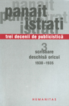 Trei decenii de publicistica Scrisoare deschisa oricui 19301935