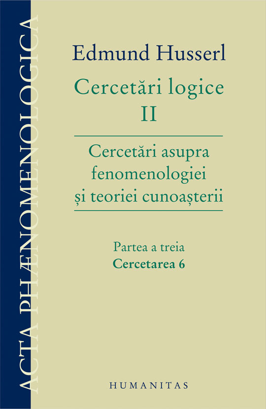 Cercetări logice II – partea a treia